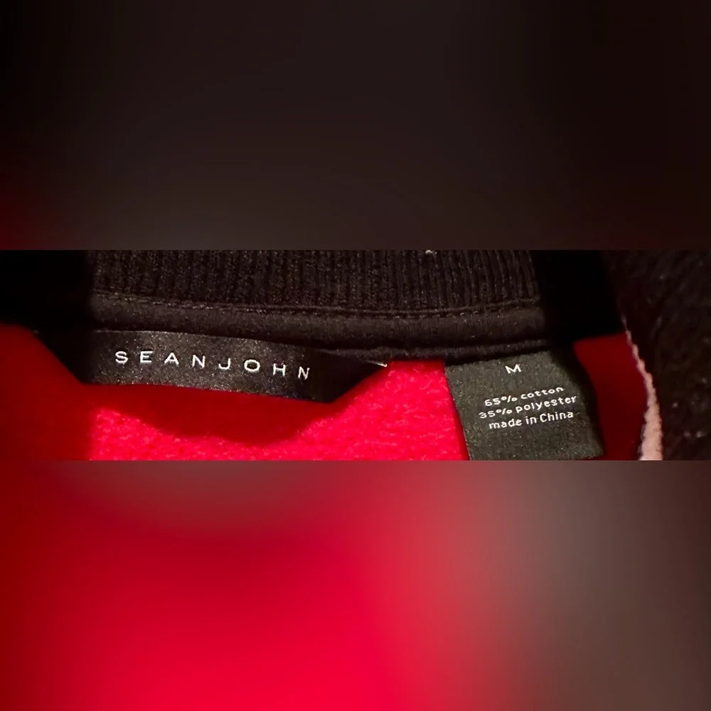 Sean John Front Zip Varsity Sweatshirt - Classic 90s!